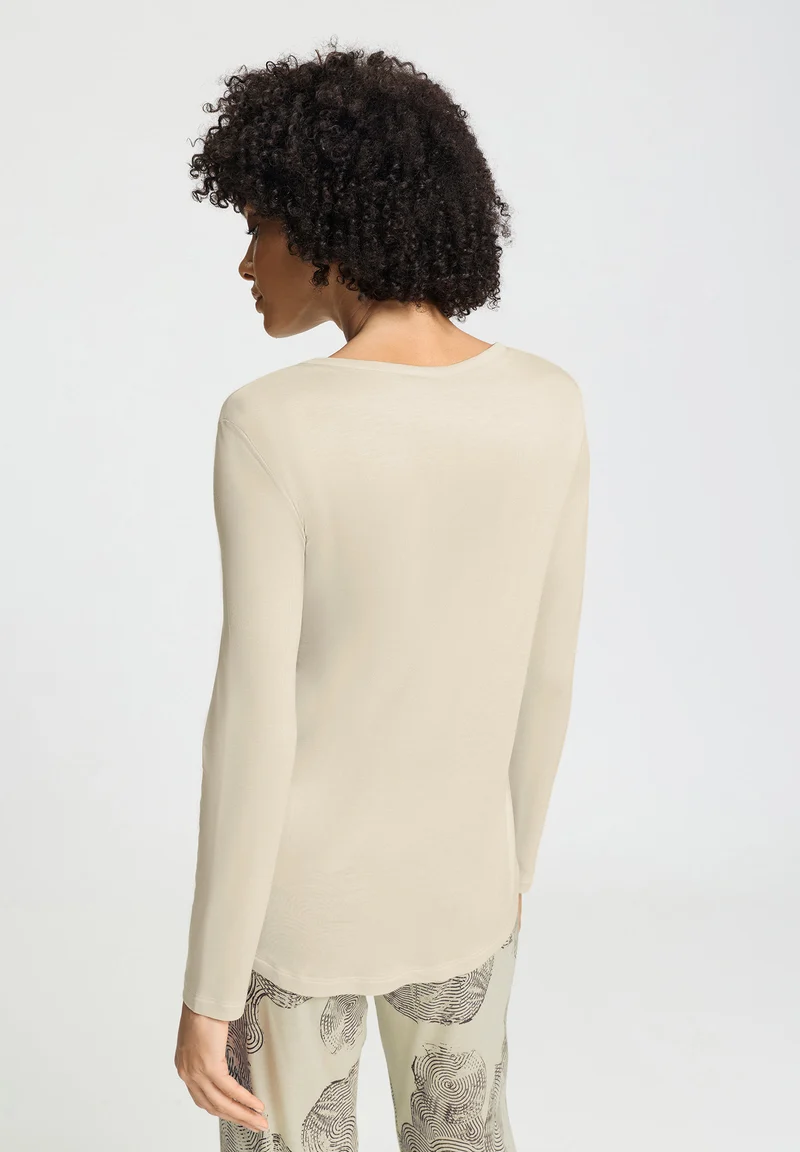Tania L/SLV Shirt | creamy silk 074698-072817