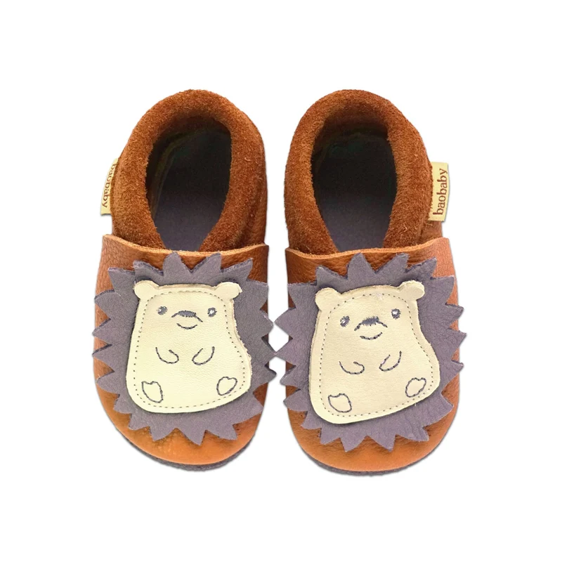Baobaby Classic Babyschuhe - Spikey Curry XL