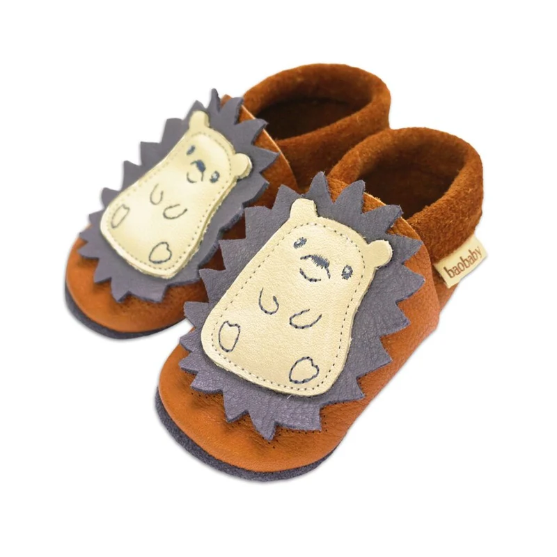 Baobaby Classic Babyschuhe - Spikey Curry XL