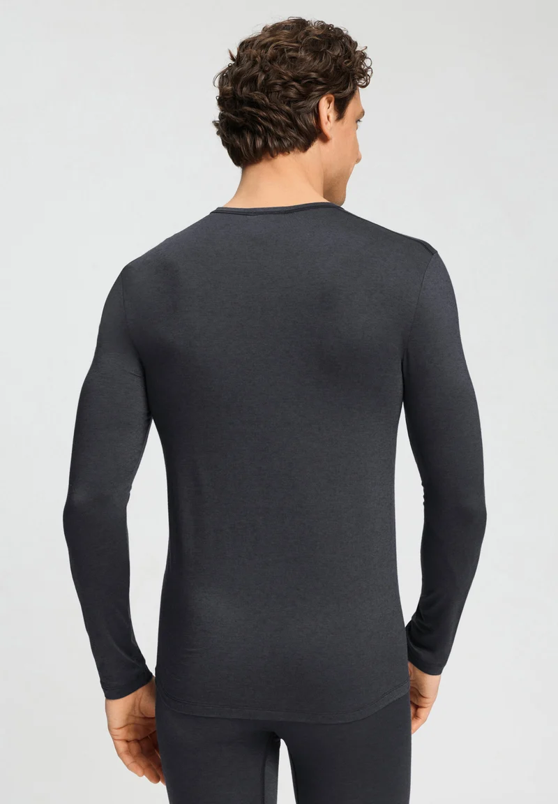 Smart Function L/SLV Shirt | charcoal art 073312-072678