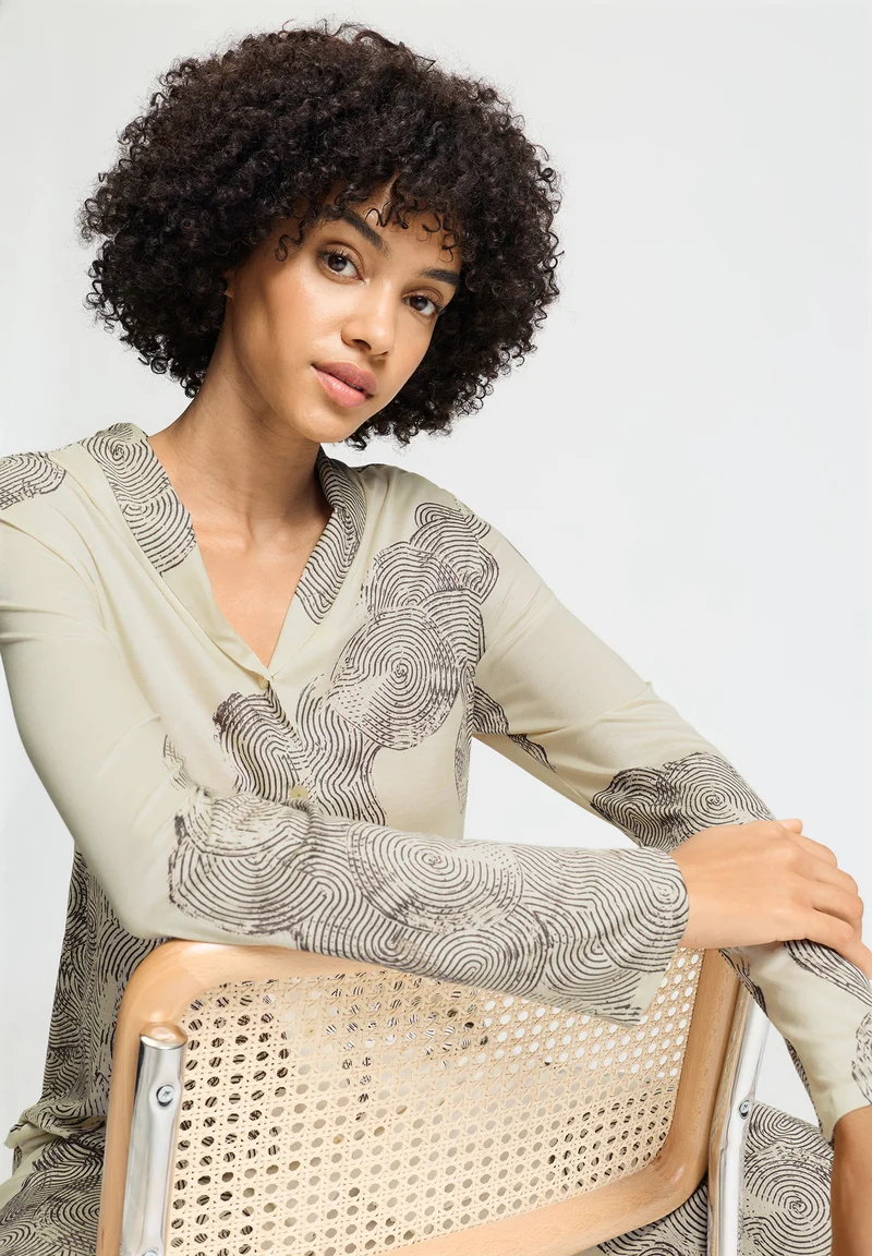 Tania L/SLV Shirt | serene systems 074697-073153