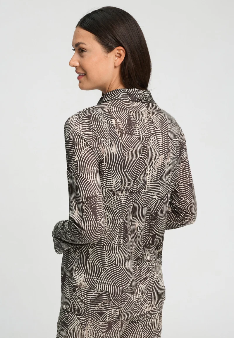 Tania L/SLV Shirt | calm systems 074697-073152