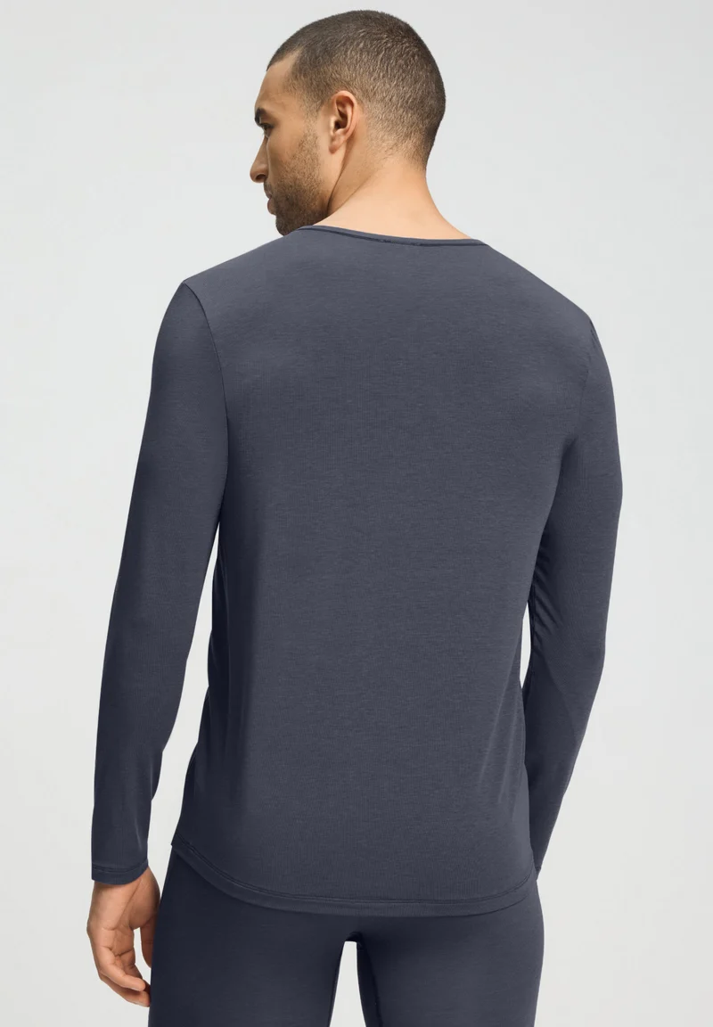 Natural Function L/SLV Shirt V-Neck | stormy gray 073187-072139