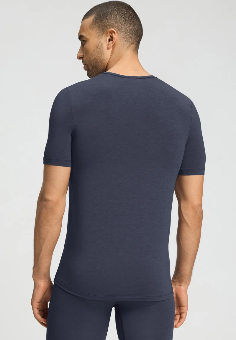 Natural Function S/SLV Shirt V-Neck | stormy gray 073185-072139