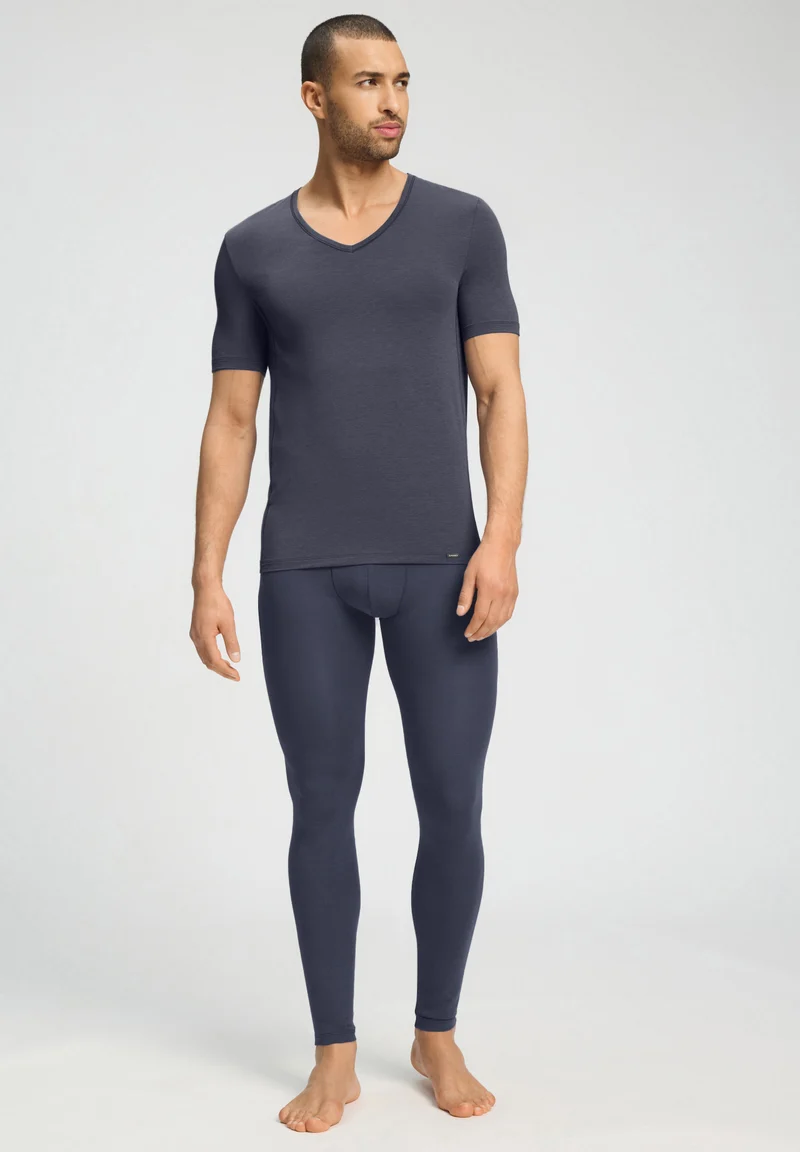 Natural Function S/SLV Shirt V-Neck | stormy gray 073185-072139