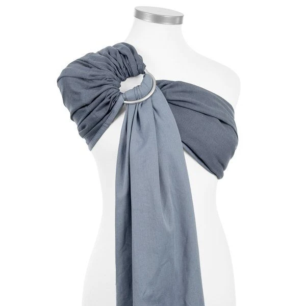 Fidella Ring Sling - Chevron - Denimblau