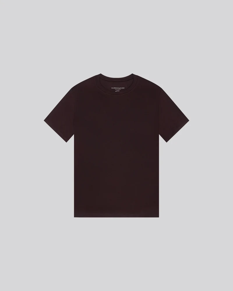Round Neck T-Shirt Aubergine
