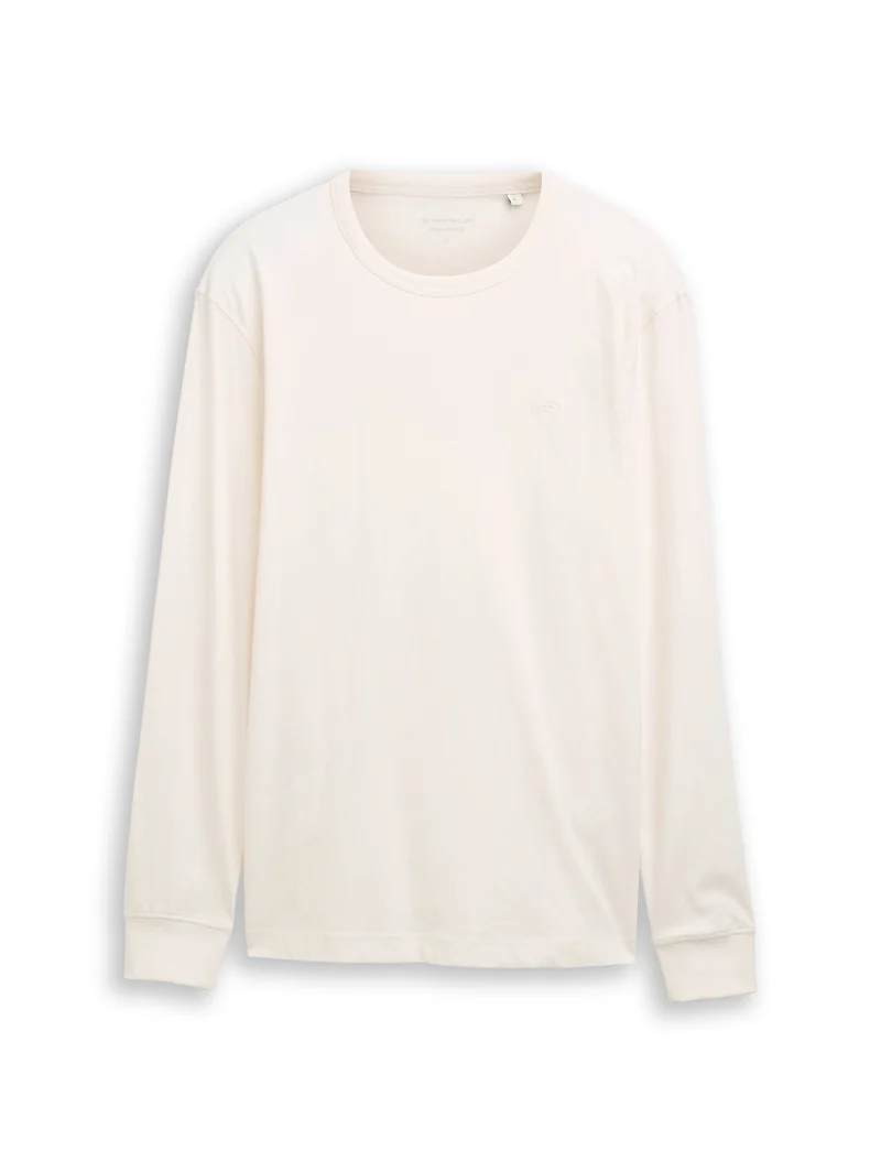 Basic Langarmshirt aus Baumwolle