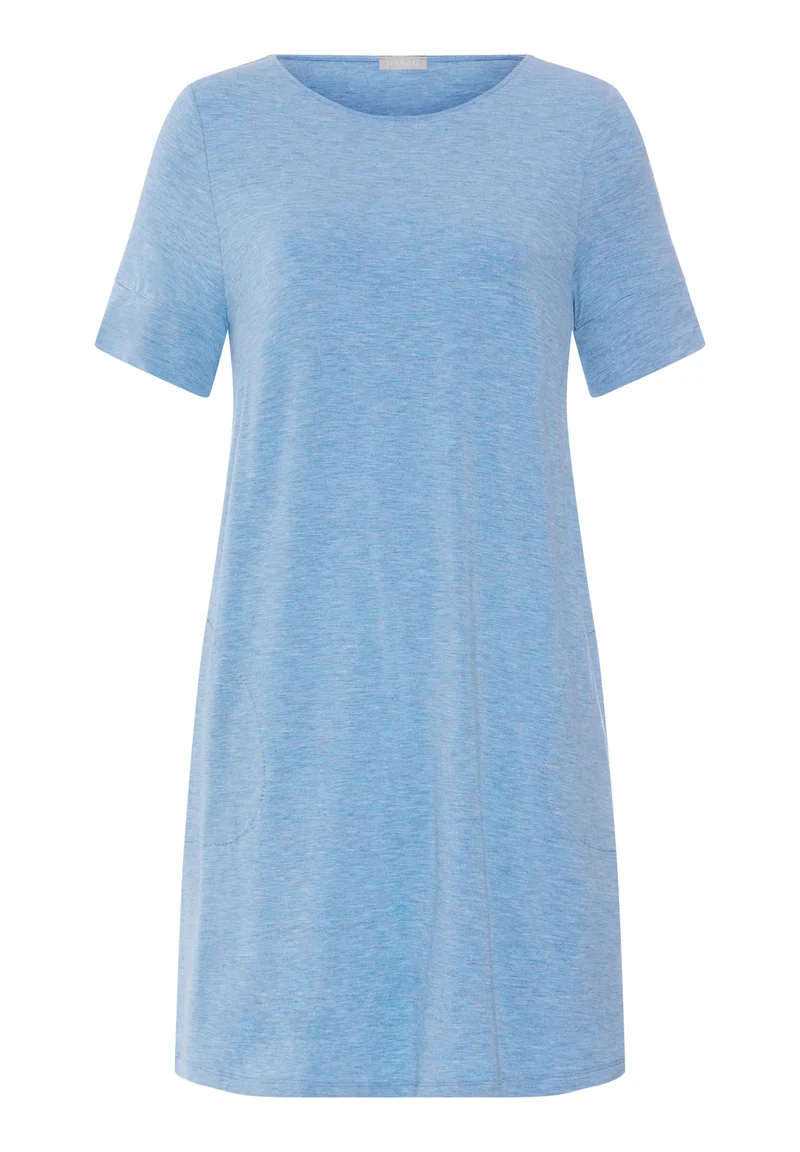 Natural Elegance S/SLV Nightdress 90cm | bluebird melange 074949-073160