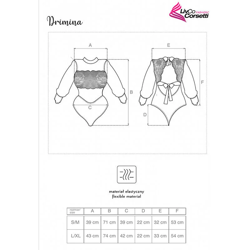 LIVCO CORSETTI FASHION - DRIMINA - MARINEBLAUER BODY