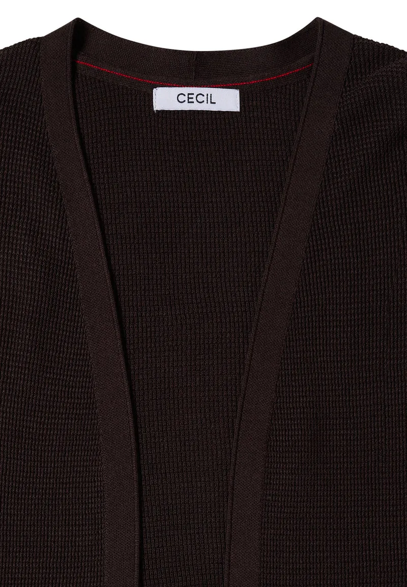 Offener Cardigan mit langen Ärmeln