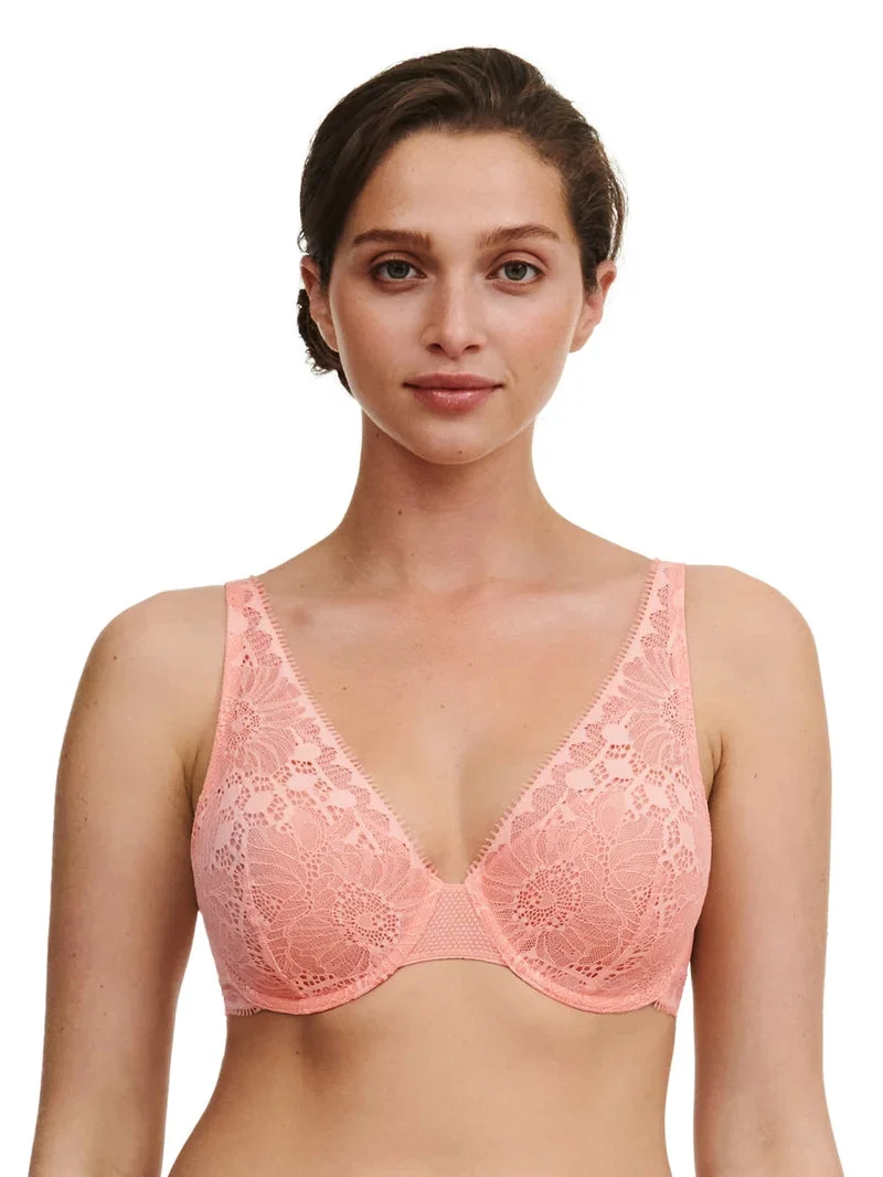 Chantelle – Day To Night Plunge Spacer-BH, Kerzenlicht-Pfirsich