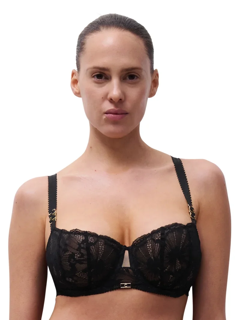 Chantelle - Muse Halbschalen-Balkon-BH Schwarz