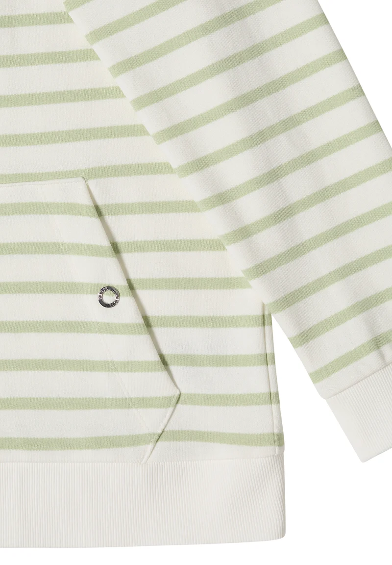 Langarm Jacke mit Kapuze und Struktur