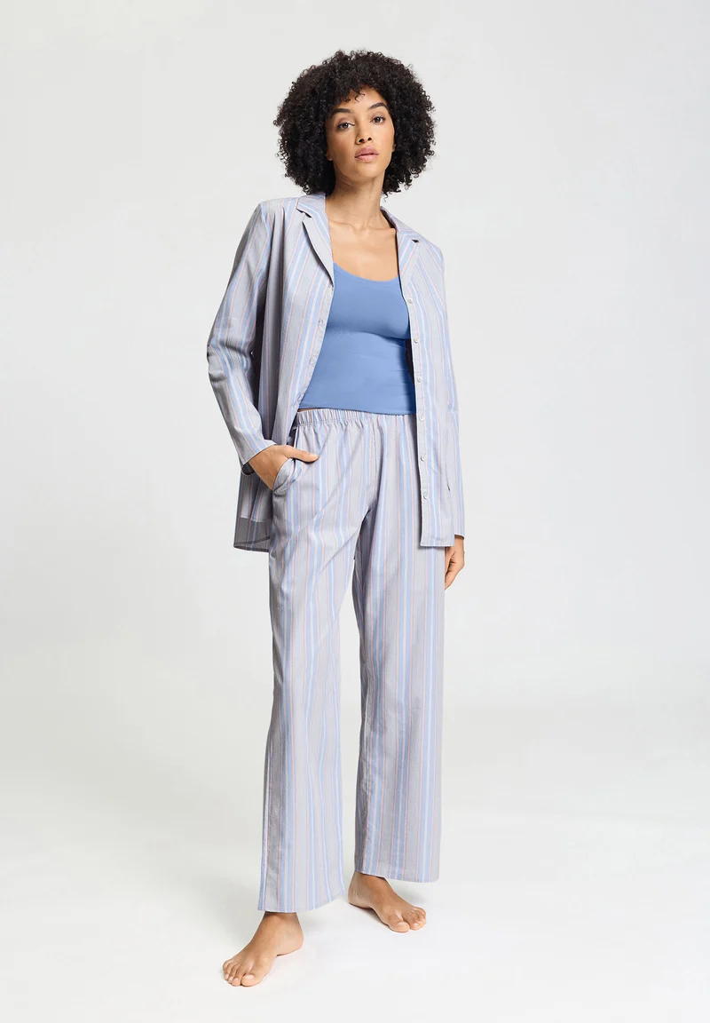Sleep & Lounge L/SLV Bigshirt | lilian stripes 074849-073157
