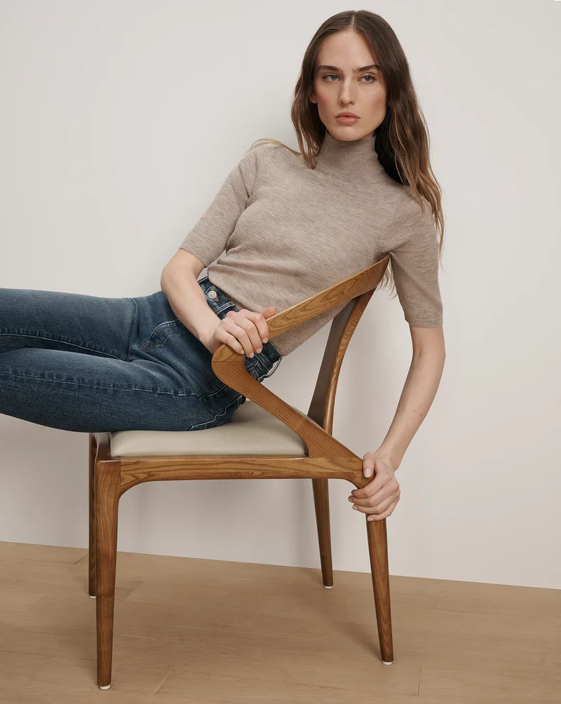 Alastair Merino Wool Pullover Oatmeal