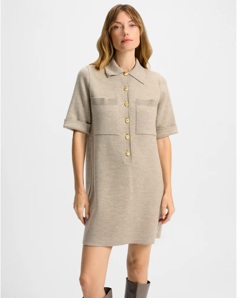 Madden Merino Wool Shirtdress