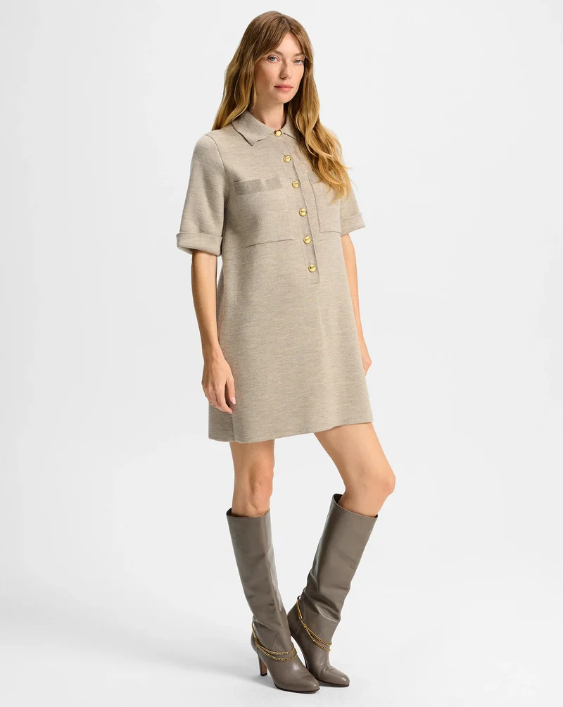 Madden Merino Wool Shirtdress