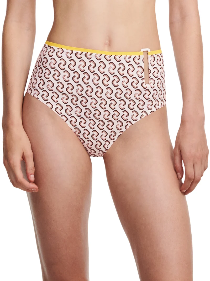 Chantelle Bademode – Authentisches, durchgehendes Bikini-Slip-Monogramm