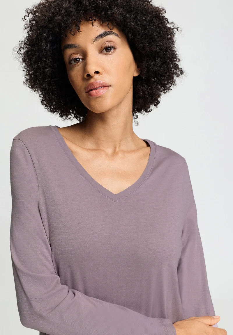 Sleep & Lounge L/SLV Nightdress 95cm | stormy rose 074847-072467