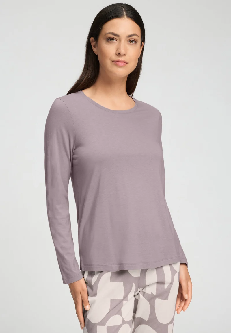 Sleep & Lounge L/SLV Shirt | stormy rose 074844-072467