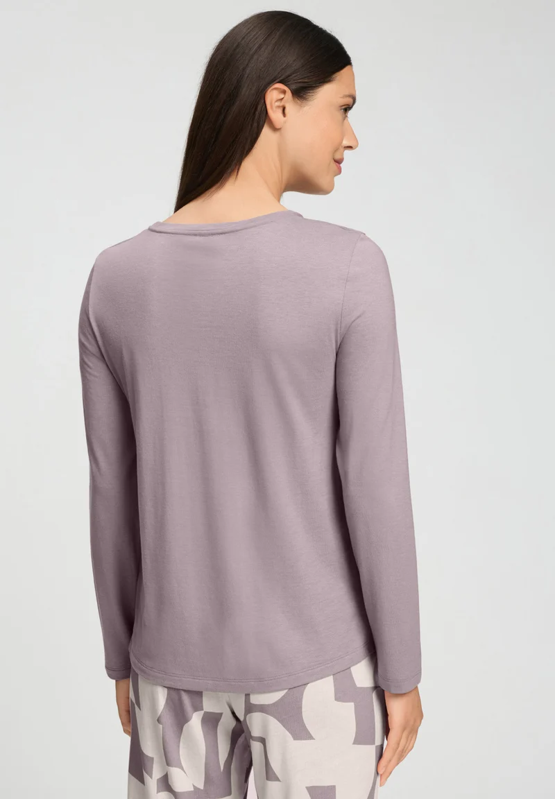 Sleep & Lounge L/SLV Shirt | stormy rose 074844-072467