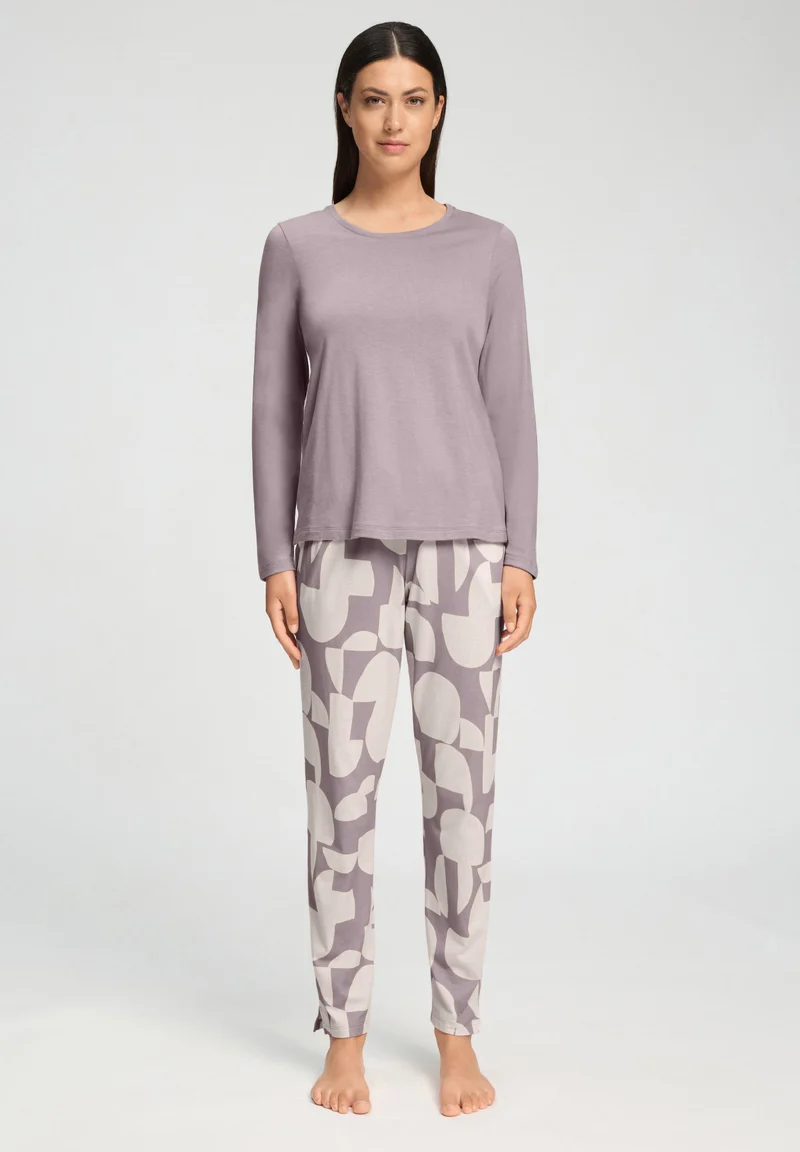 Sleep & Lounge L/SLV Shirt | stormy rose 074844-072467