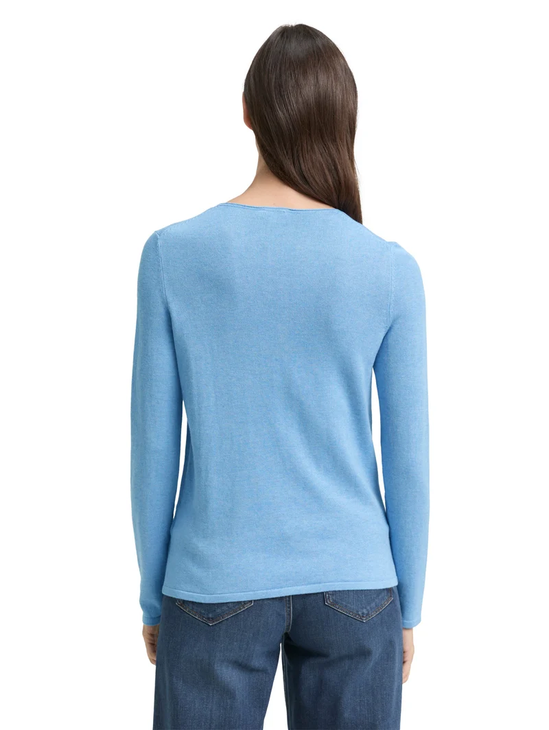 Pullover mit V-Ausschnitt