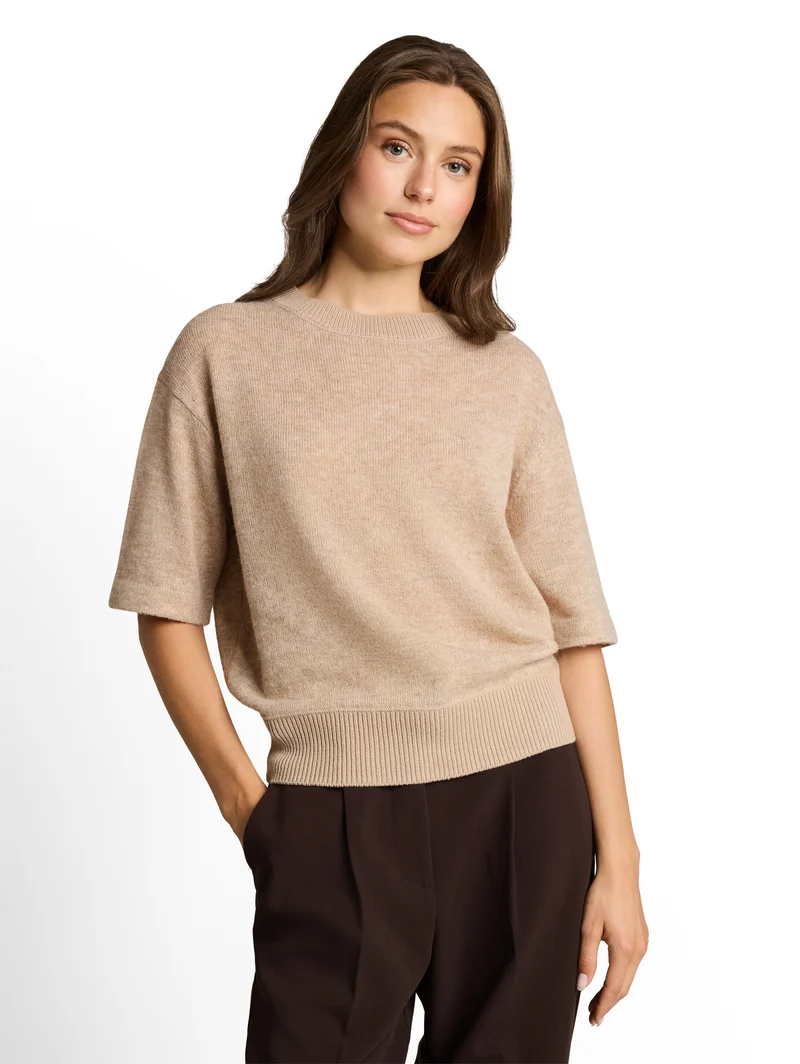Cosy Strickpullover mit Alpaka-Anteil