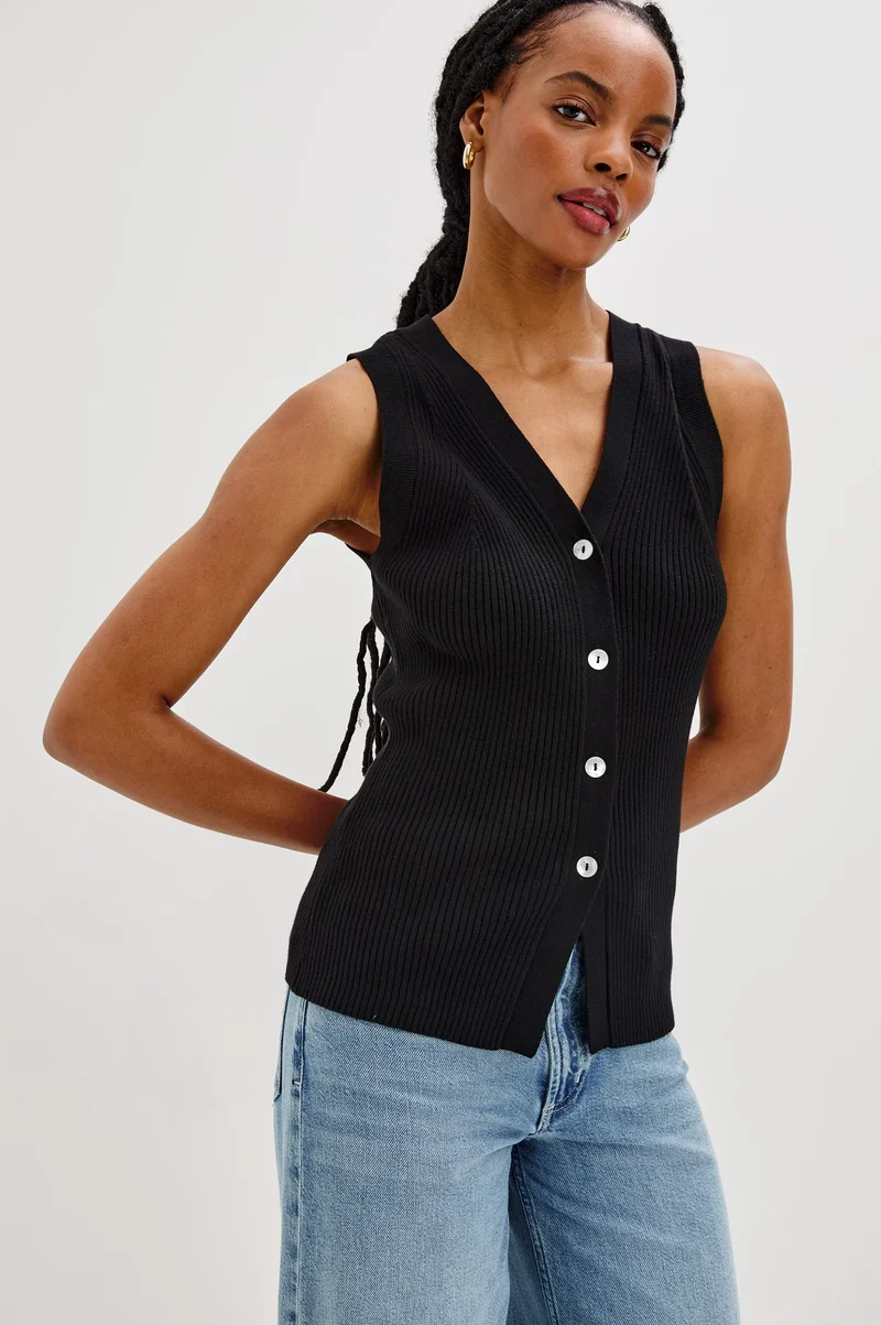 Tatia Vest Black