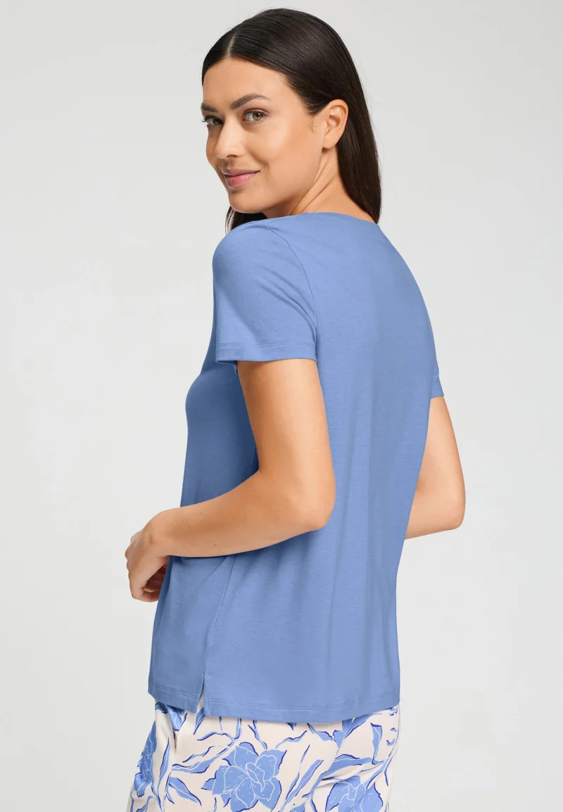 Sleep & Lounge S/SLV Shirt | bluebird 074842-072599