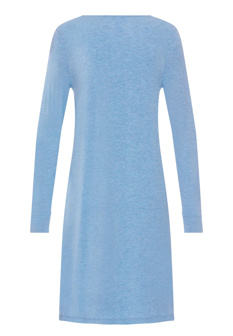Natural Elegance L/SLV Nightdress 100cm | bluebird melange 074831-073160