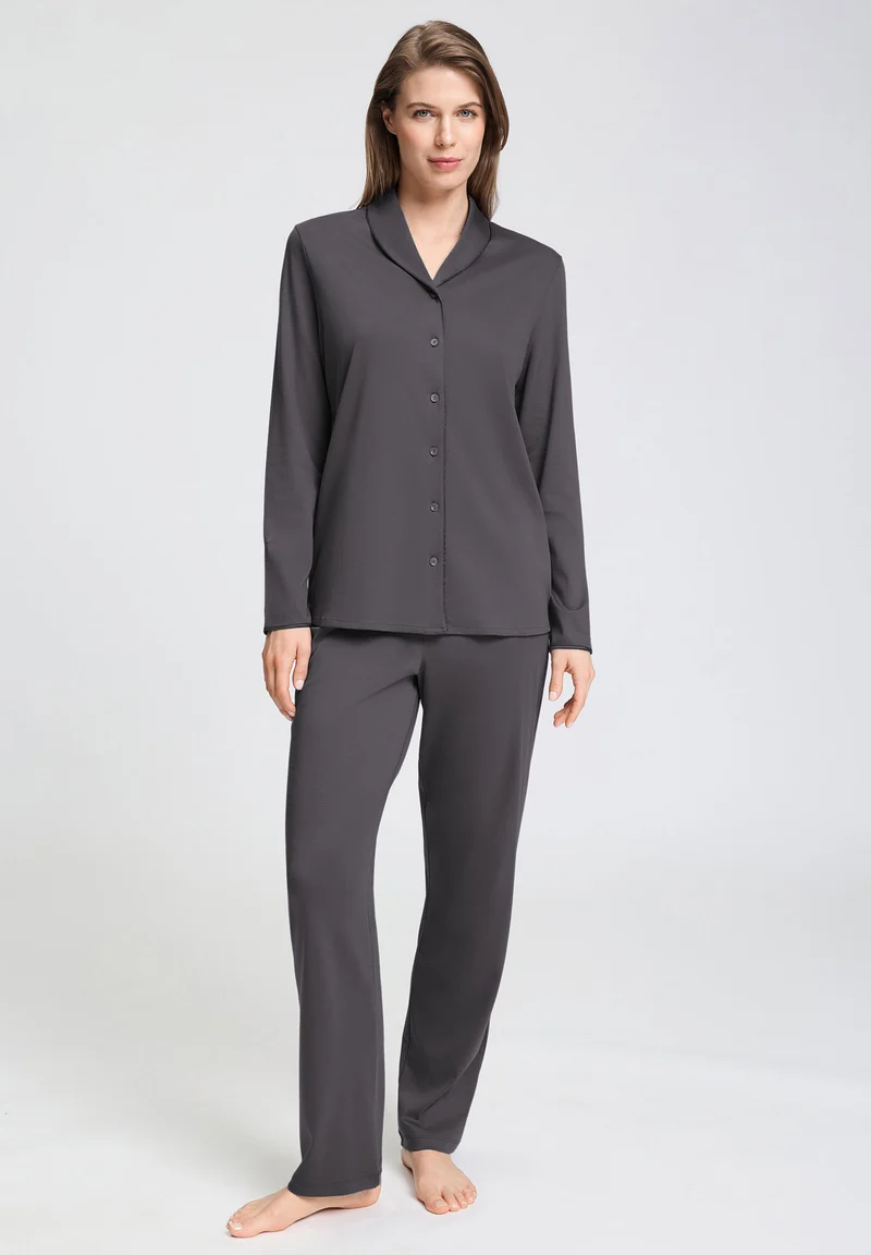 Cotton Silk L/SLV Pajama | boulevard 074828-072687