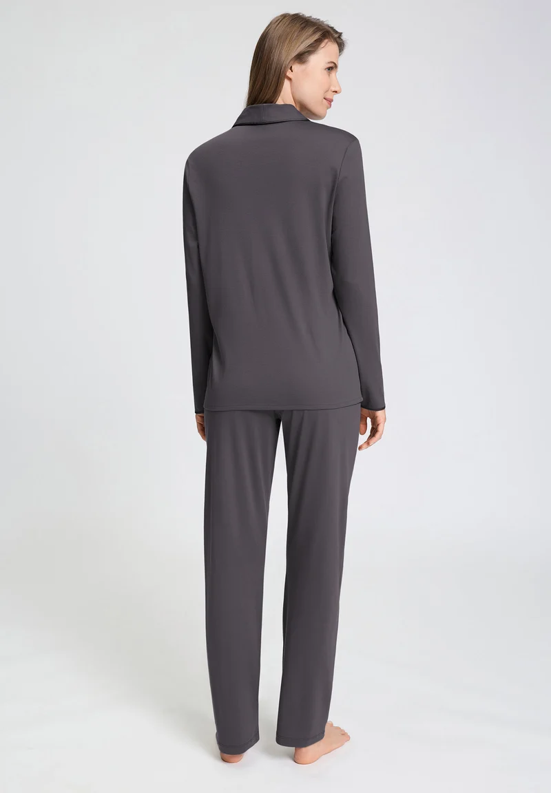 Cotton Silk L/SLV Pajama | boulevard 074828-072687