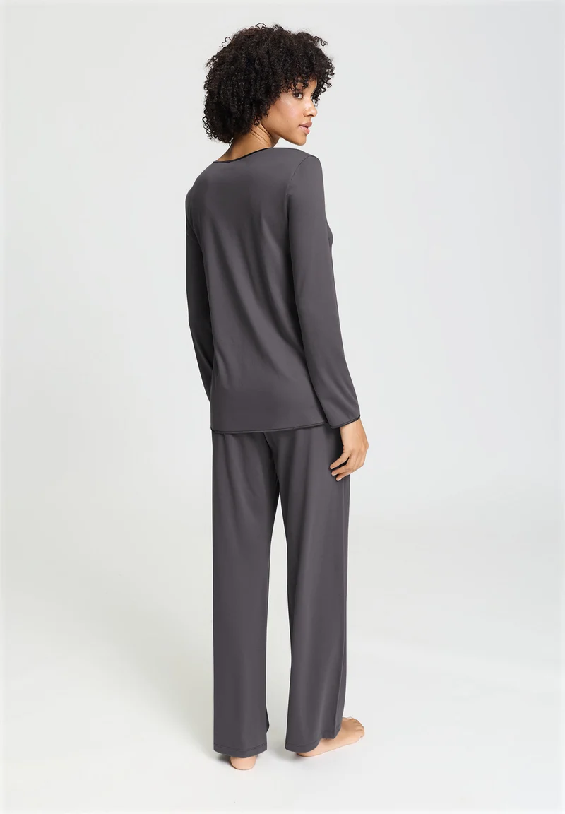 Cotton Silk L/SLV Pajama | boulevard 074816-072687