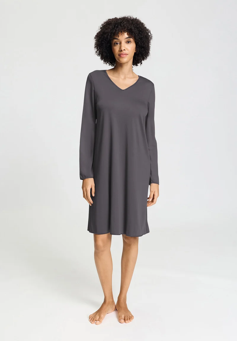 Cotton Silk L/SLV Nightdress 100cm | boulevard 074815-072687