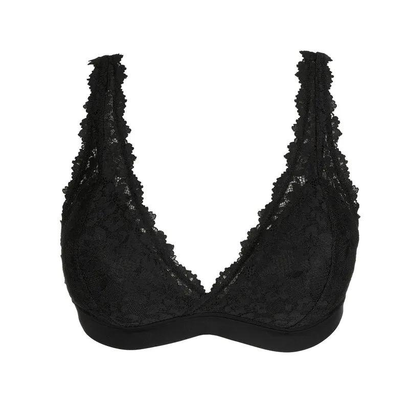 SOFT STUDIO schwarz unterlegtes Bralette