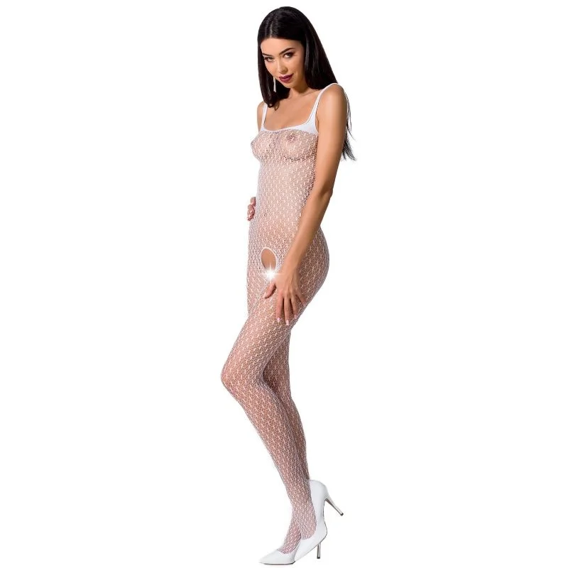 PASSION - WOMAN BS071 - SCHWARZER BODYSTOCKING - EINE GRÖSSE