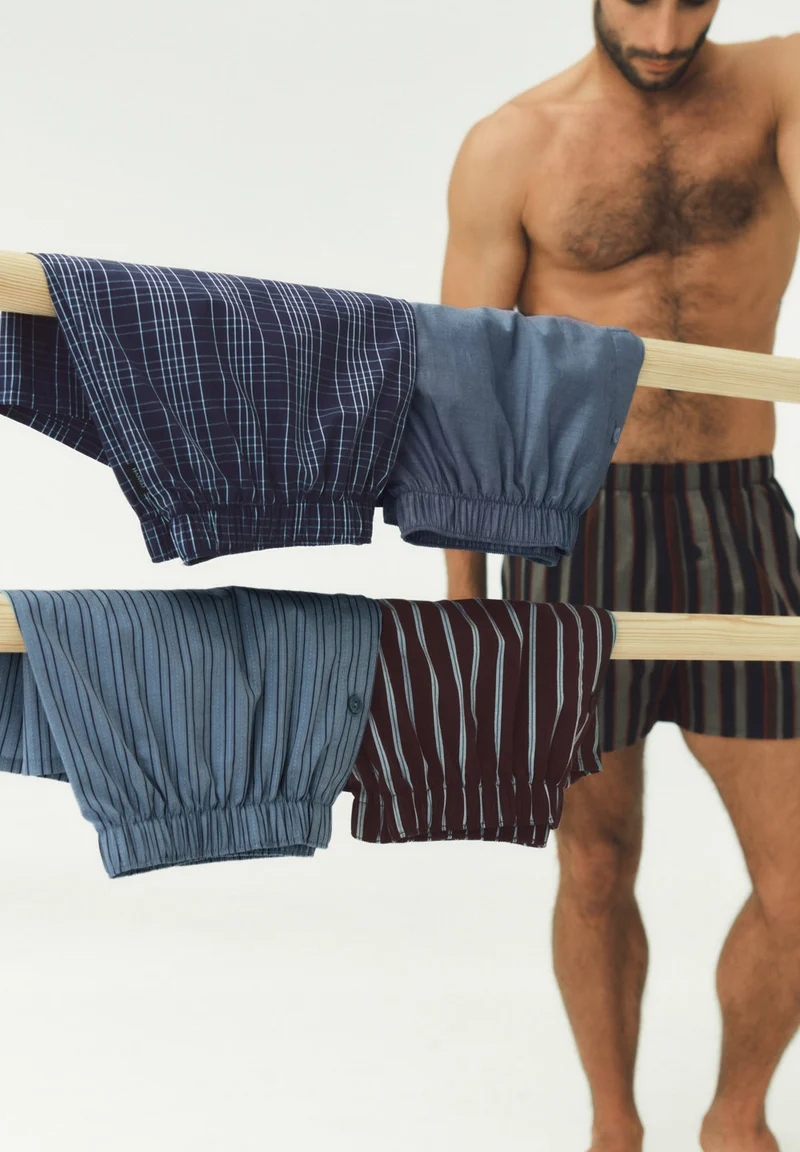 Fancy Woven Boxers | libra stripes 074013-073130