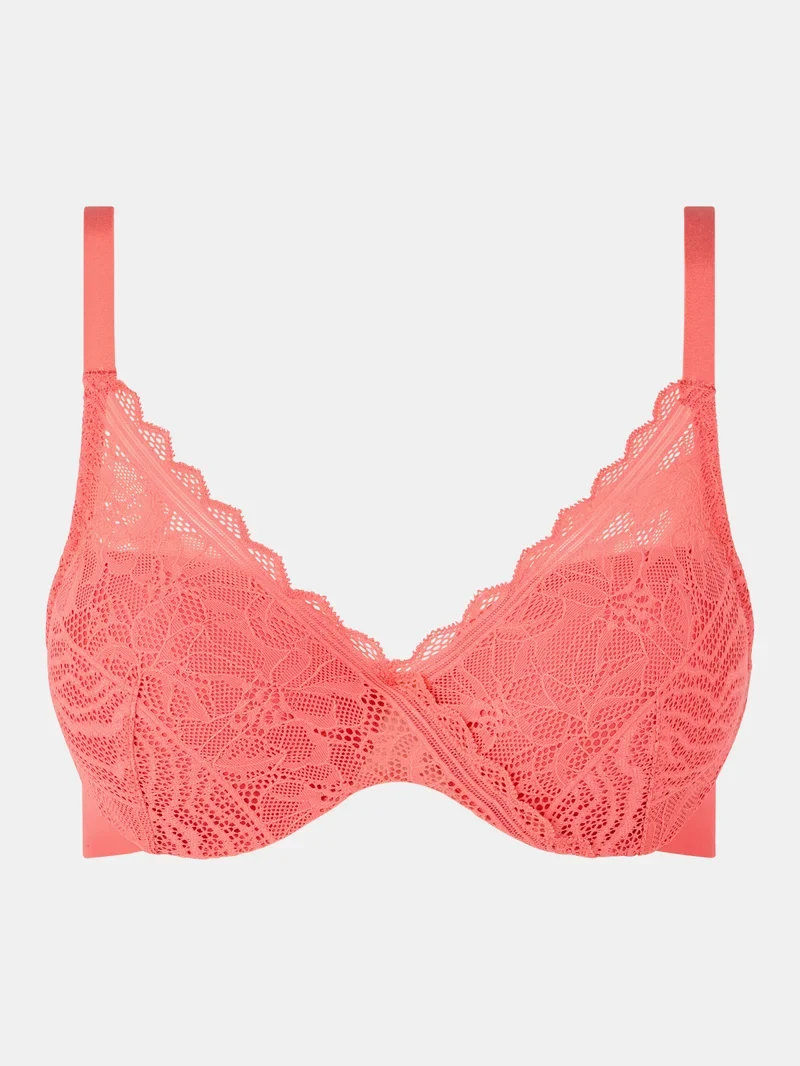 Chantelle - Floral Touch Memory-BH in Koralle