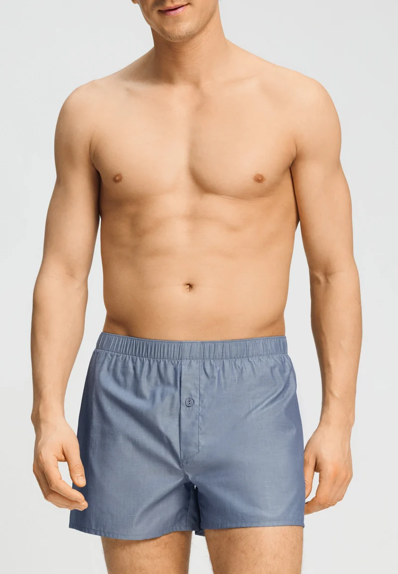 Fancy Woven Boxers | chambray blue 074013-073167
