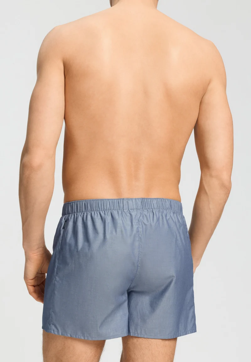 Fancy Woven Boxers | chambray blue 074013-073167