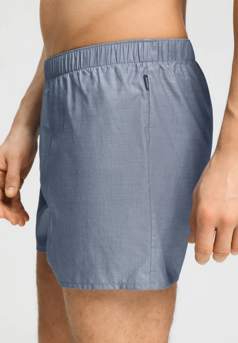 Fancy Woven Boxers | chambray blue 074013-073167