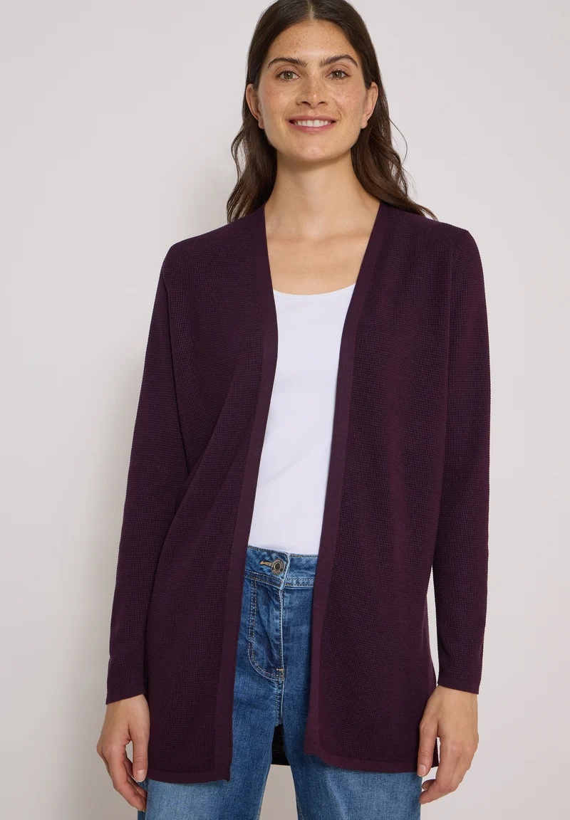 Offener Cardigan mit langen Ärmeln