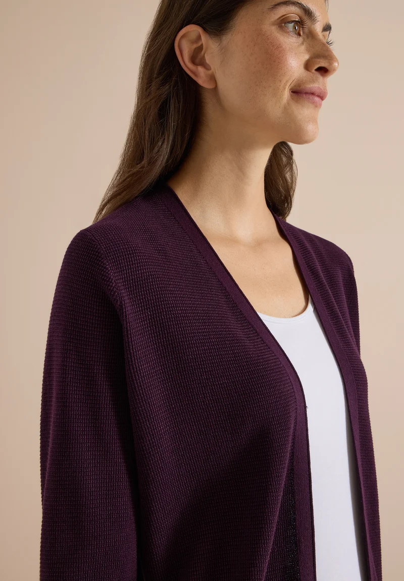 Offener Cardigan mit langen Ärmeln