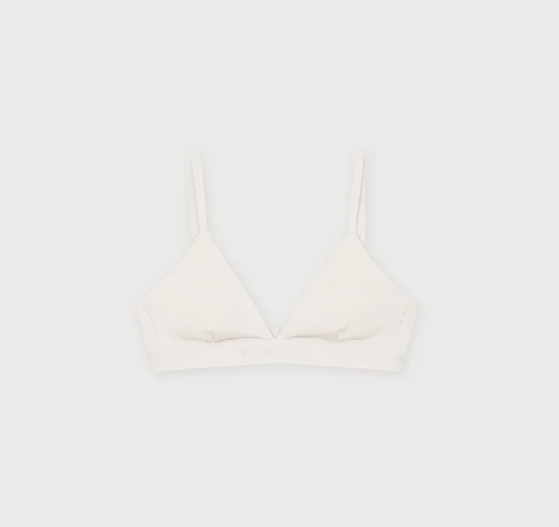 Core Rib Triangle Bralette