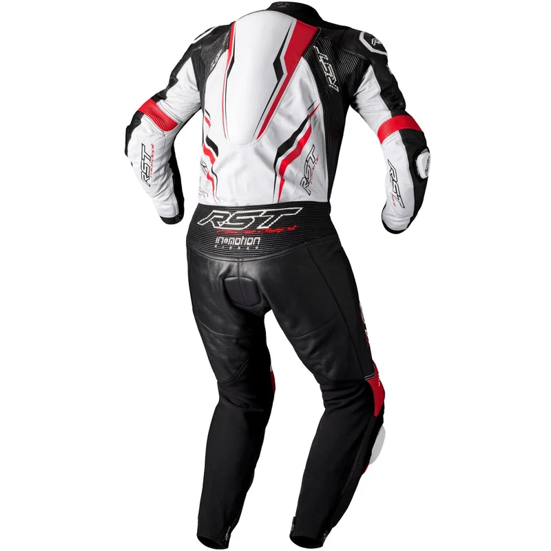 RST V4.1 Evo Kangaroo 1-Teiler Lederkombi mit Airbag-System Weiss / Rot / Schwarz