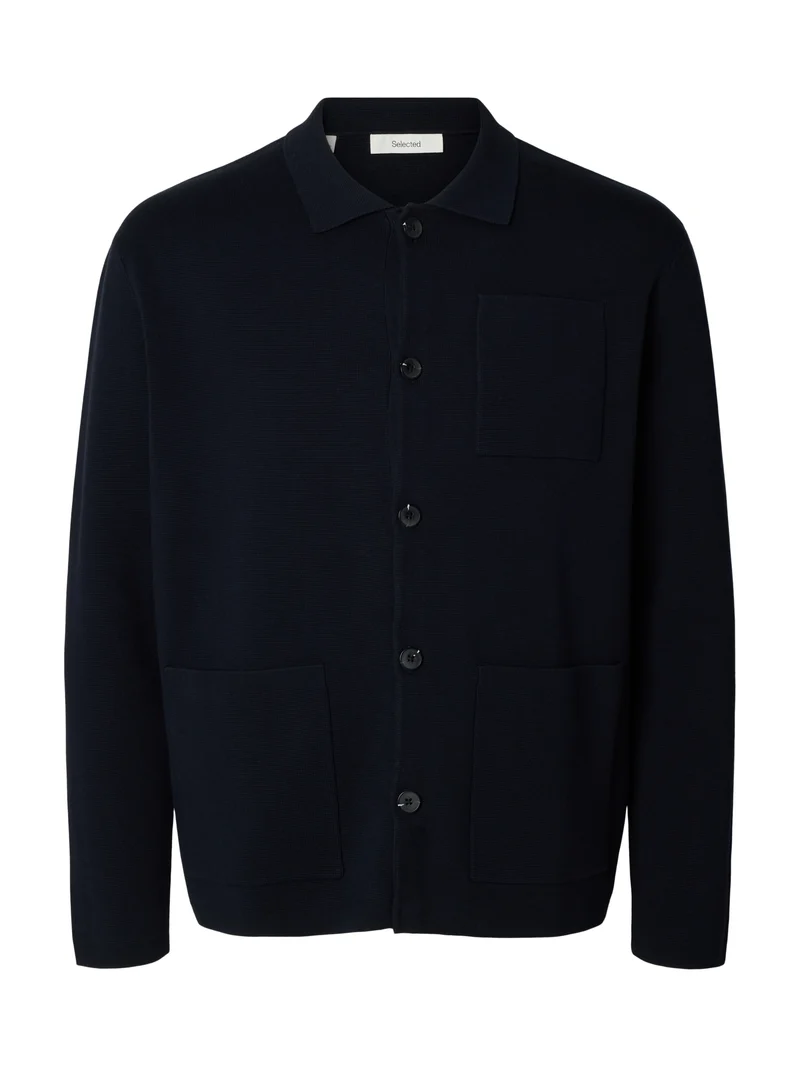 SLMMIKE LIGHT POLO CARDIGAN NOOS