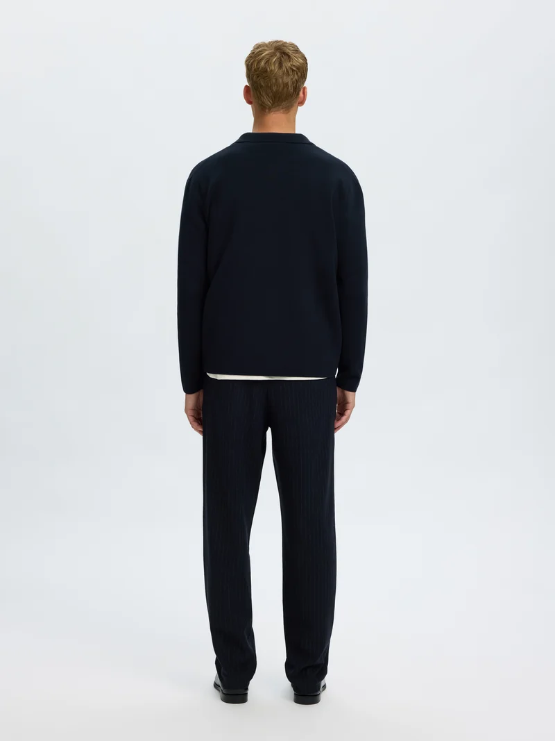 SLMMIKE LIGHT POLO CARDIGAN NOOS