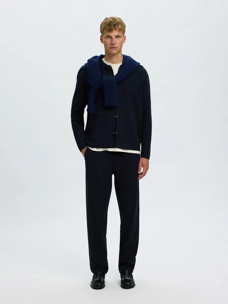SLMMIKE LIGHT POLO CARDIGAN NOOS